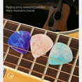 thumbnail image 4 of Sinyiin Resin Guitar Pick Acoustic Electric Bass Guitars Plectrum for Guitar Bass Ukulele, 4 of 13