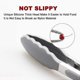 thumbnail image 2 of 2025 Premium Stainless Steel Food Tongs, 9" & 12" Grey Silicone BPA-Free Non-Stick BBQ Cooking Tongs, 2 of 5
