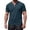 Dark Green, variant on Men's Shirts , Men's Undershirts , 2026 Summer Men's Casual Long Sleeve V-Neck Tee Solid Color Lightweight Top for Layering and Outerwear