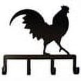 thumbnail image 2 of Village Wrought Iron Rooster Hook, Black, 7.75", 2 of 2