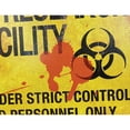 thumbnail image 3 of Sun Star SS88101 Metal Sign Zombie Research Facility Sign Costume, 3 of 3