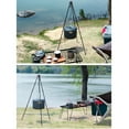 thumbnail image 2 of Trépied de Camping Support de Triangle Portable Camping Cadre de Feu de Camp, 2 of 7