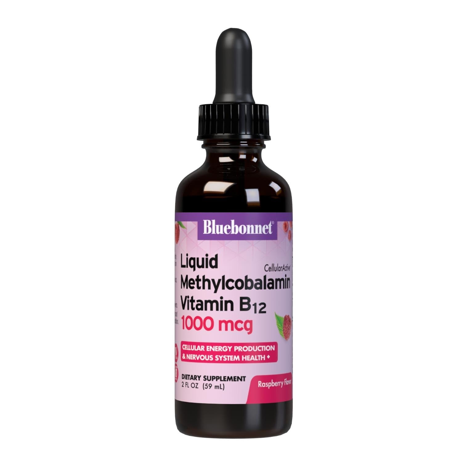 Bluebonnet Liquid Methycobalamin Vitamin B12, 1000mcg, Cellular Energy Production* 59 Days