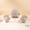 thumbnail image 5 of OYXSER Baby Winter Hat Sherpa Warm Fleece Pilot Hat Toddler Kids Infant Caps for Baby Boys Girls with Warm Gloves, 5 of 8
