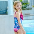 thumbnail image 5 of GYRATEDREAM Girls Rash Guard Sleeveless Swimsuits One Piece Swimsuits UPF 50+ Beach Swimwear Bathing Suits for 6-7 Years, 5 of 9