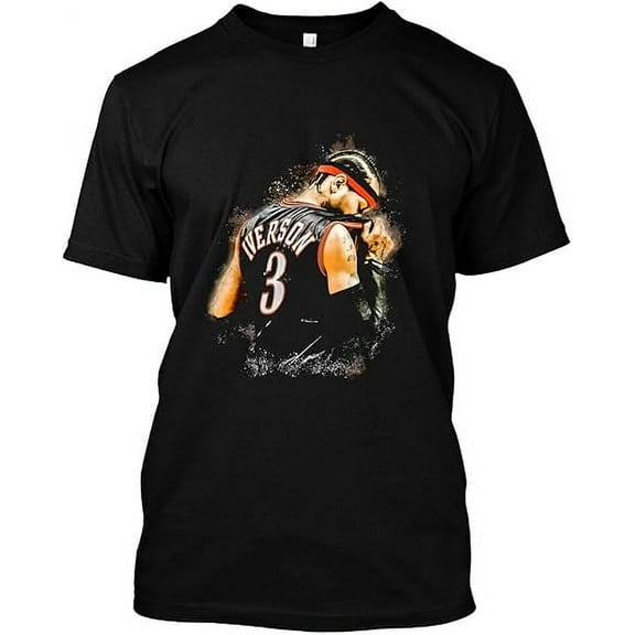 Allen Iverson The Answer Basketball Legend Signature Vintage Retro 80s 90s Bootleg Rap Style Classic T-Shirt