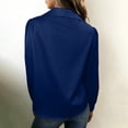 thumbnail image 6 of Otntypg Button Down Shirts for Women Slim Fit Long Sleeve Stretch Dress Shirts Lightweight Casual Work Shirt Wrinkle Free Office Blouses, 6 of 7