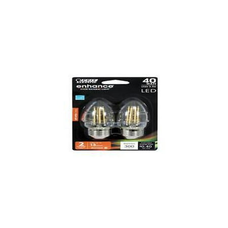 

Feit Electric BPETC40927CAFL2 Enhance Torpedo Filament LED Bulb 3.3 W