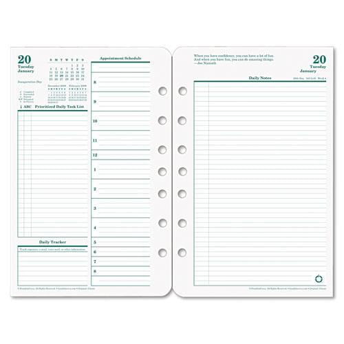 Franklin 3541915 Original Dated Daily Planner Refill, JanuaryDecember