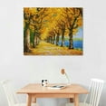 thumbnail image 3 of ARISTURING  Orange Trees Giclee Canvas Prints Wall Art Paintings Pictures for Living Room Bedroom Home Office Decor - Far Seeing Modern Stretched and Framed Autumn Forest Landscape Artwork, 3 of 5