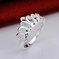 thumbnail image 4 of Sterling Silver Plated Fashion Ring Women Crown B132, 4 of 8