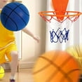 thumbnail image 2 of Baloncesto silencioso con aro perfecl pelota que rebota juguete interactivo para niños Azul, 2 of 8