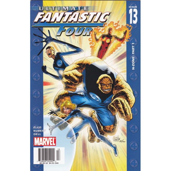 Ultimate Fantastic Four #13 (Newsstand) VF ; Marvel Comic Book