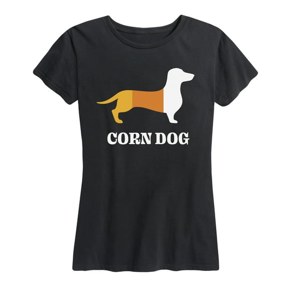 Instant Message - Candy Corn Dog - Women's Short Sleeve Graphic T-Shirt