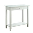 thumbnail image 4 of Convenience Concepts American Heritage Hall Table in White Wood Finish, 4 of 4