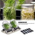 thumbnail image 4 of Sprouts Growing Kit, Stainless Steel Screen Sprout Lids, Stainless Steel Sprouting Stands With Drip Tray Label Sticker For Wide Mouth Mason Jars Canni, 4 of 5