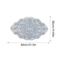 thumbnail image 2 of Blue Medallion Bathroom Rug 20x32 Inch, Non Slip Cotton Bath Mat, Soft Absorbent Floor Mat Carpet, Washable Entryway Kitchen Decorative Rug, 2 of 9
