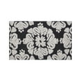 thumbnail image 4 of Better Trends 21" x 34" Bathroom Rugs 100% Cotton Soft Water Absorbent Non Slip Bath Mat Machine Washable Rug (Charcol) Medallion Collection, 4 of 6