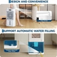 thumbnail image 4 of Portable Air Conditioners,3-in-1 Evaporative Air Cooler with Touch Screen & Remote,2.66Gal Cooling Fan,6 Speeds & 3 Modes, 4 of 6