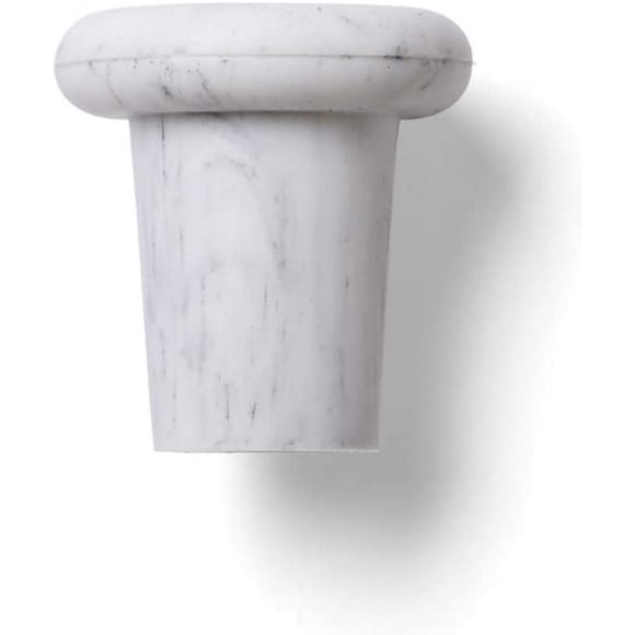 Outset B320 Silicone Wine Bottle Stoppers, White Marble, Small