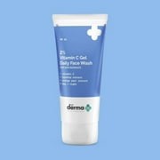The Derma co 2% Vitamin C Gel Daily Face Wash with Vitamin C, Rosehip & Orange Peel Extract for Glowing Skin - 80ml