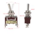 thumbnail image 2 of Unique Bargains ON/OFF Toggle Switch 2 Pins for Automotive Car RV Truck 15A AC 250V, 2 of 8