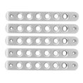 thumbnail image 4 of Cubierta de inserción de manija de agarre de puerta lateral, embellecedor de Metal apto para Jeep Wrangler de 4 puertas 2007-2016, plateado, 4 of 9