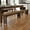 Antique Rustic, variant on BizChair 8' x 12" Antique Rustic Solid Pine Folding Farm Bench with 3 Legs