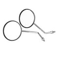 thumbnail image 2 of 8mm Round Motorcycle Rearview Mirrors - Pair, 2 of 10
