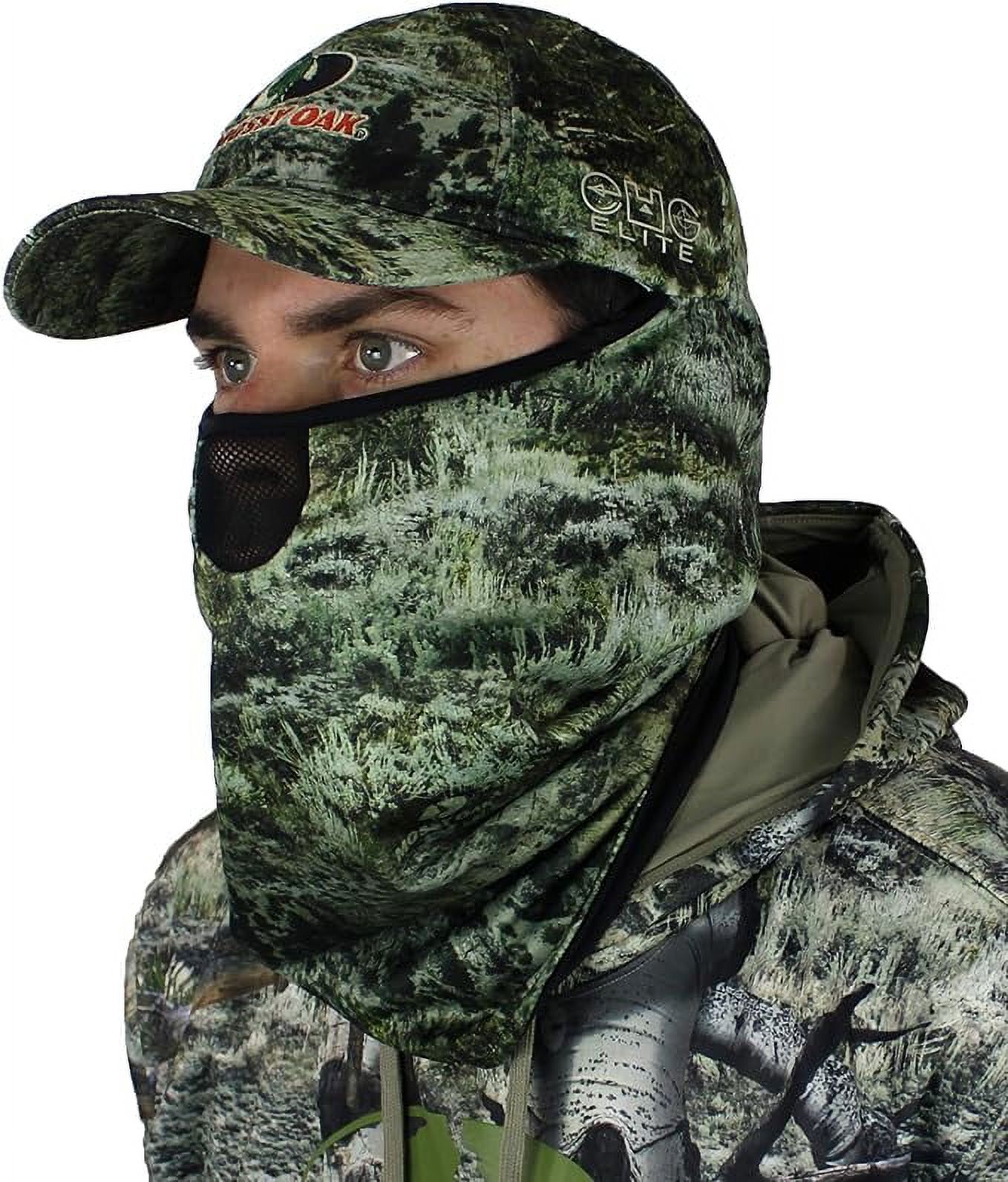 Paramount Outdoors EHG Elite Mossy Oak Mountain Range Denali Balaclava Cap Camo Hunting Face Cover Facemask