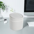 thumbnail image 6 of Gnmfd Mini Desktop Trash Can with Lid, Countertop Waste Basket for Office Bathroom Kitchen, Compact Small Garbage Bin for Paper Coffee Fruit Peel, Space Saving Tabletop Organizer for Home, 6 of 7