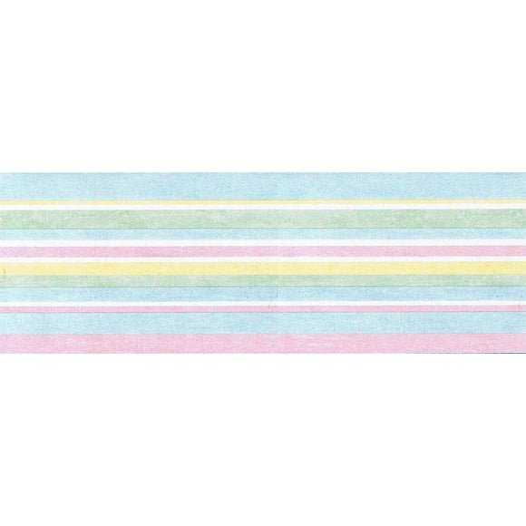 Stripes Blue Wallpaper Border JFM2810B
