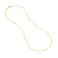 thumbnail image 2 of 14K Yellow Gold Men & Women's 20" 3.0mm Whisper Paper Clip Chain Necklace, 2 of 4