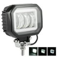 thumbnail image 4 of Luz de trabajo LED Bling Bling 3,5 pulgadas 6000K 30W lámpara de Ojos de Ángel cuadrada impermeable para coche ATV barco, 4 of 12