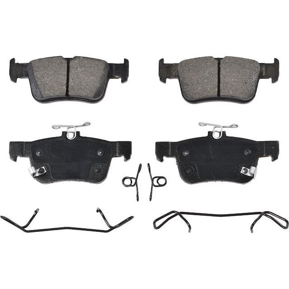 Rear Brake Pad Set - Compatible with 2017 - 2021 Honda Civic 2.0L 4-Cylinder 2018 2019 2020