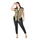 thumbnail image 4 of Blusa sin mangas animal print Roman Fashion /Tallas Extras, 705 (Print cafe) cafe 38, 4 of 6