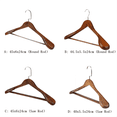 thumbnail image 3 of Wide Shoulder Wooden Coat Hangers - Solid Wood Suit Hanger Brown/D, 3 of 8