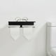 thumbnail image 1 of Estante de papel de doble rollo de aluminio montado en la pared para baño, soporte de rollo doble, organizador de pañuelos, 1 of 5