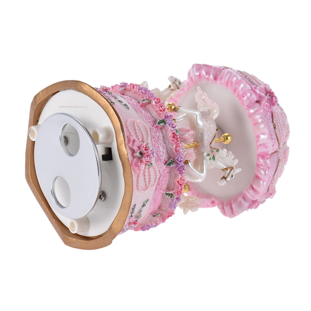 Carousel Music Box Rotating Carousel Windup Music Box Melody of Castle in The Sky Artware Birthday Valentine Gift