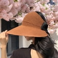 thumbnail image 4 of Sombreros para el sol para mujer, ligeros, plegables y empacables, para playa, 4 of 5