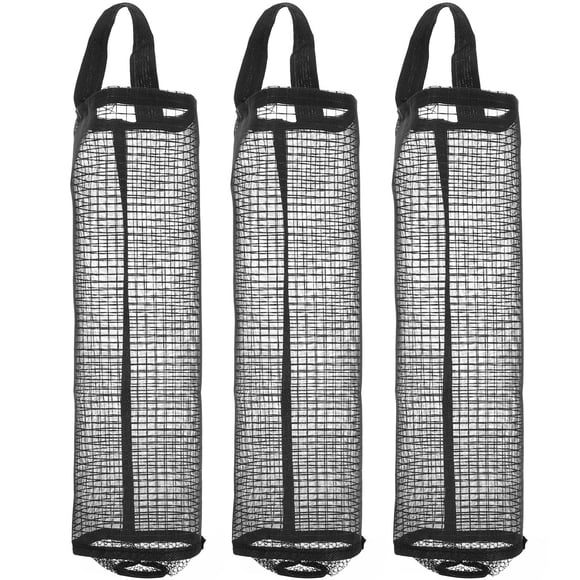 UPGRATOR 3Ud De Bolsas Plástico Negro Colgante Con Material Nylon Resistente Para Uso En