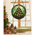 thumbnail image 2 of Colgante navideño de vitral para ventana DASTOLL de 16 cm, 2 of 7