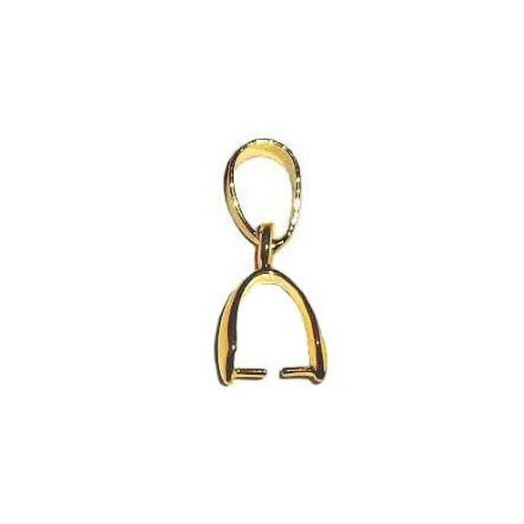 6x10mm Pack Of 20 Gold-Plated Bails ForJewelry Making