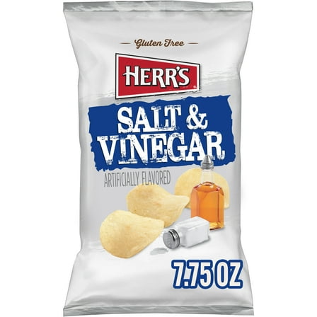 Herr's Salt and Vinegar Potato Chips 7.75 oz