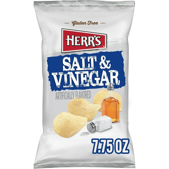 Herr's Salt and Vinegar Potato Chips 7.75 oz