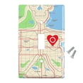 thumbnail image 2 of You Are Here Heart Map Skeleton Plastic Wall Decor Toggle Light Switch Plate Cover, 2 of 3