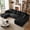 Black, variant on NNSNG 134" Modular Boneless Sectional Sofa,Oversized U Shaped Cloud Couch for Living Room,No Assembly Required,6-Seat, Black