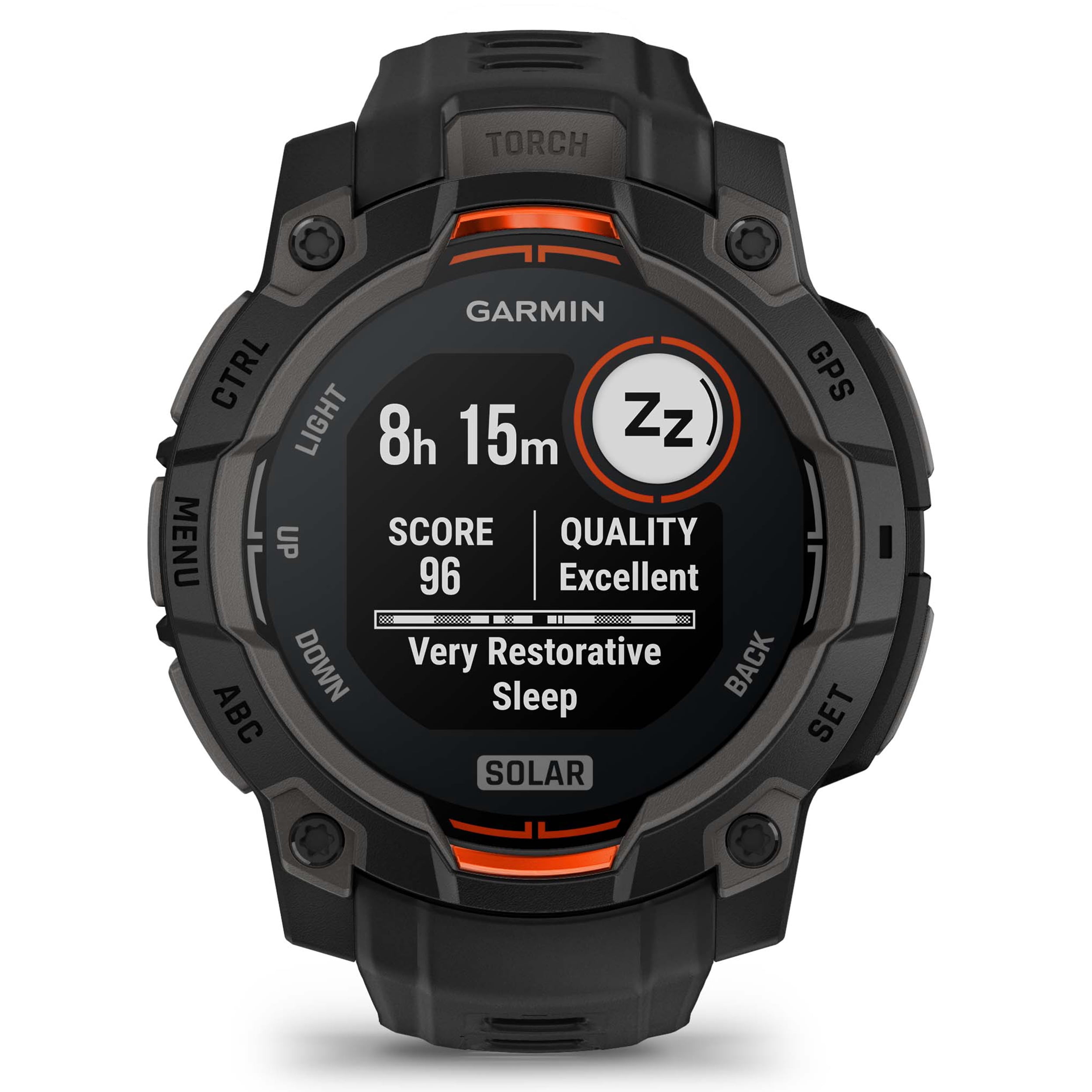 Garmin Instinct 3 Solar 45mm (Black) Rugged Outdoor GPS Smartwatch Bundle with PlayBetter Portable Charger & HD Screen Protectors