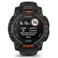 thumbnail image 6 of Garmin Instinct 3 Solar 45mm (Black) Rugged Outdoor GPS Smartwatch Bundle with PlayBetter Portable Charger & HD Screen Protectors, 6 of 8