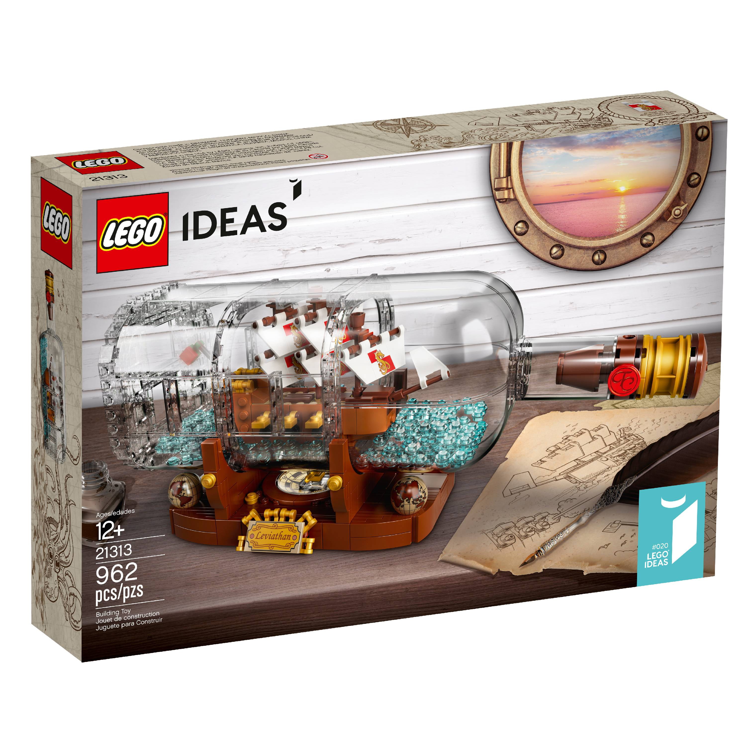 gijzelaar Boomgaard Clancy LEGO Ideas Ship in a Bottle&nbsp;21313 - Walmart.com